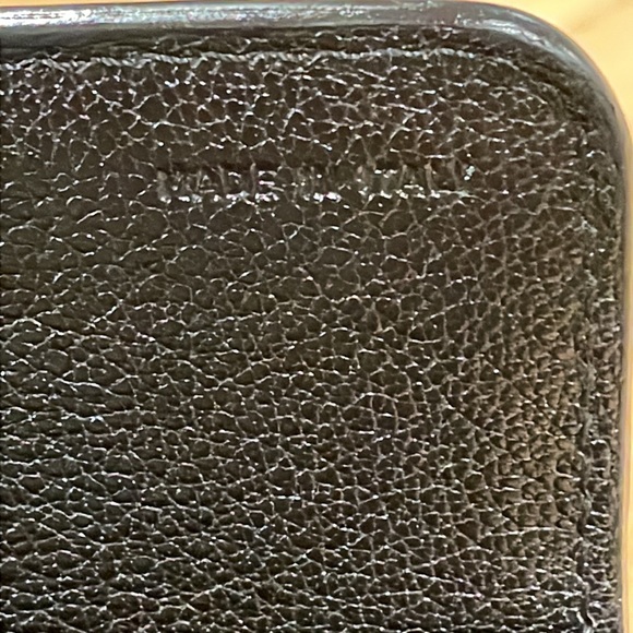 Burberry Black/Brown Metallic Leather Wallet - Picture 7 of 16